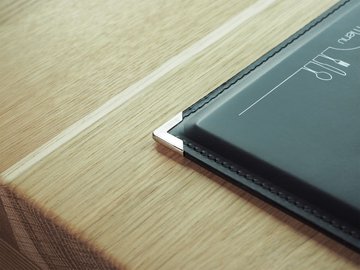 4 silver metal book corners