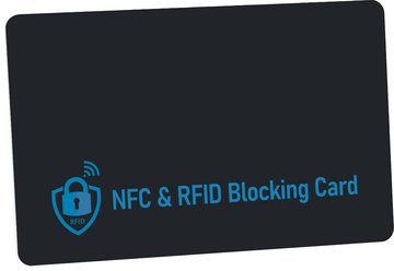 Anti-skimming shield card, RFID protection